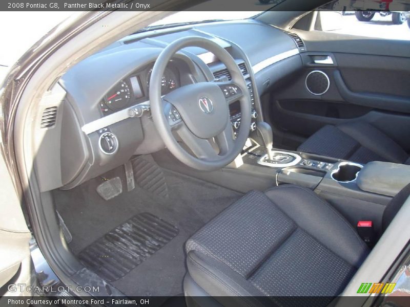 Panther Black Metallic / Onyx 2008 Pontiac G8