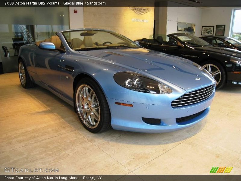 Glacial Blue / Sandstorm 2009 Aston Martin DB9 Volante