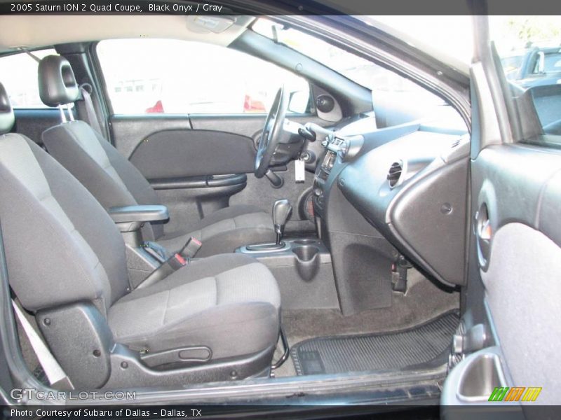Black Onyx / Gray 2005 Saturn ION 2 Quad Coupe