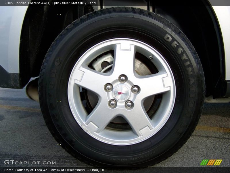 Quicksilver Metallic / Sand 2009 Pontiac Torrent AWD
