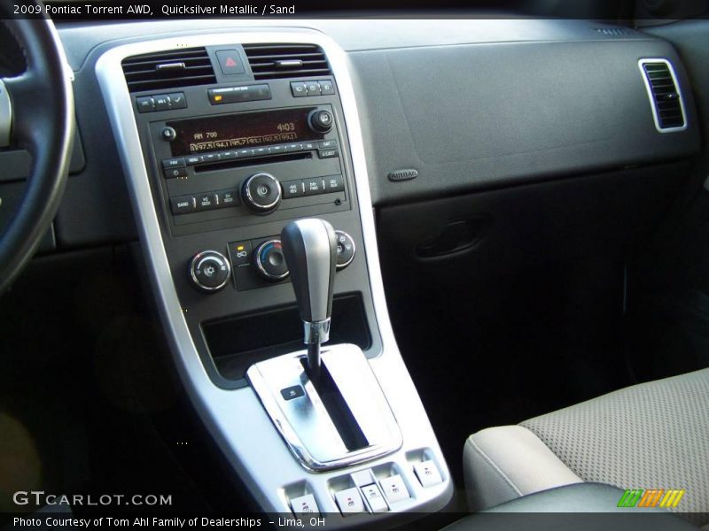 Quicksilver Metallic / Sand 2009 Pontiac Torrent AWD