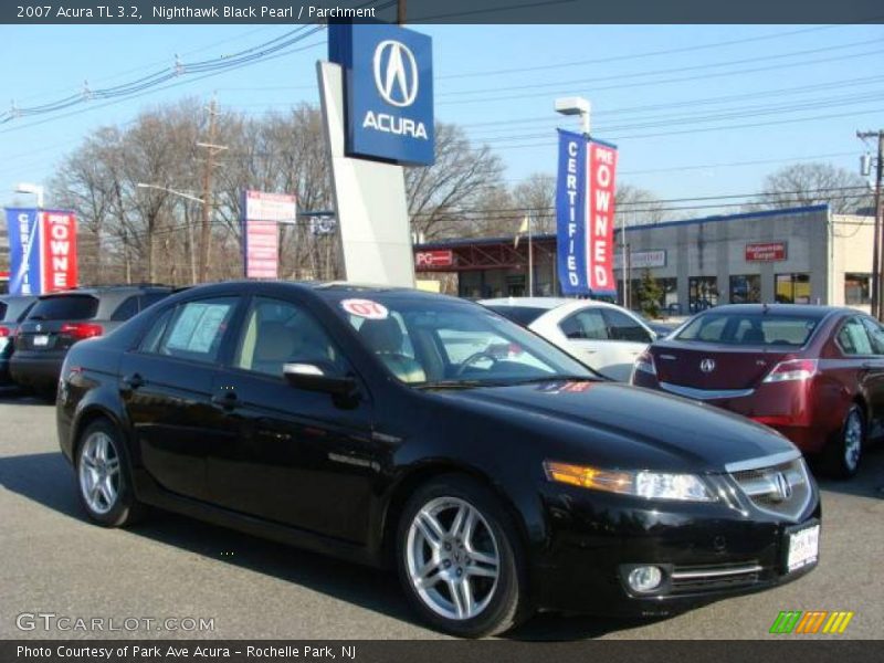 Nighthawk Black Pearl / Parchment 2007 Acura TL 3.2