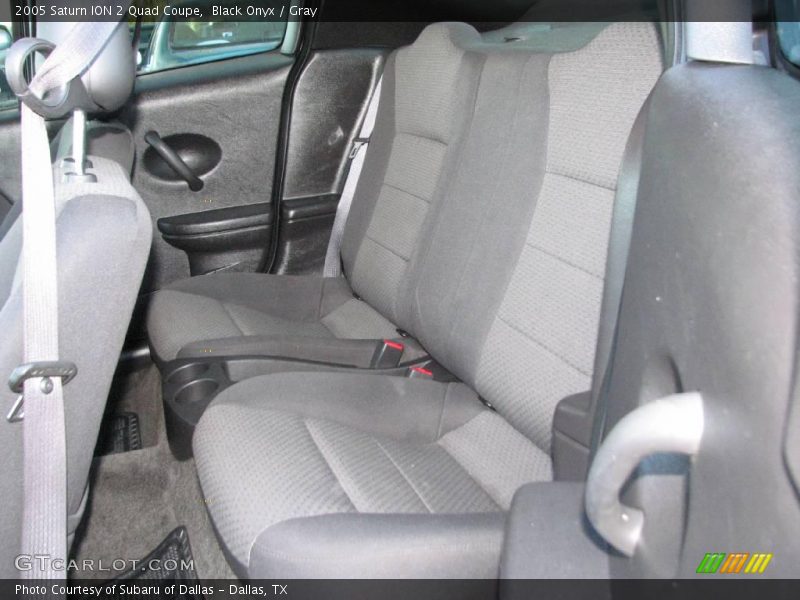 Black Onyx / Gray 2005 Saturn ION 2 Quad Coupe
