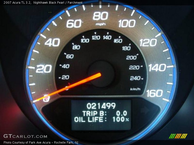 Nighthawk Black Pearl / Parchment 2007 Acura TL 3.2