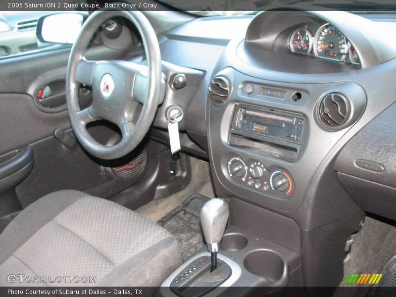 Black Onyx / Gray 2005 Saturn ION 2 Quad Coupe