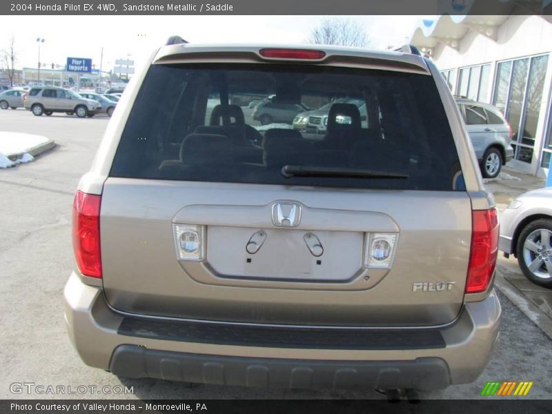 Sandstone Metallic / Saddle 2004 Honda Pilot EX 4WD