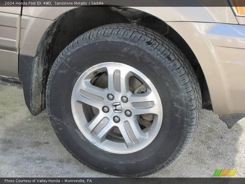 Sandstone Metallic / Saddle 2004 Honda Pilot EX 4WD