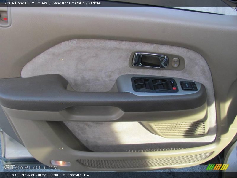 Sandstone Metallic / Saddle 2004 Honda Pilot EX 4WD
