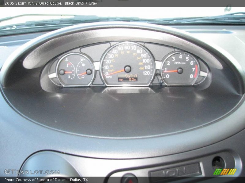 Black Onyx / Gray 2005 Saturn ION 2 Quad Coupe