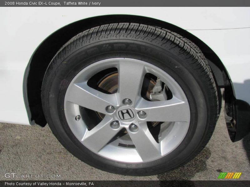 Taffeta White / Ivory 2008 Honda Civic EX-L Coupe