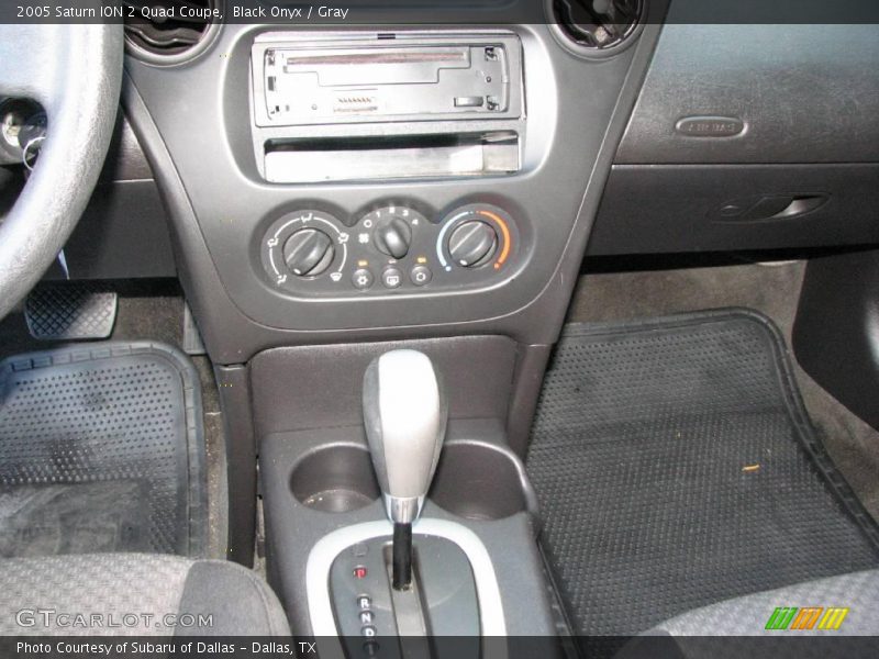 Black Onyx / Gray 2005 Saturn ION 2 Quad Coupe