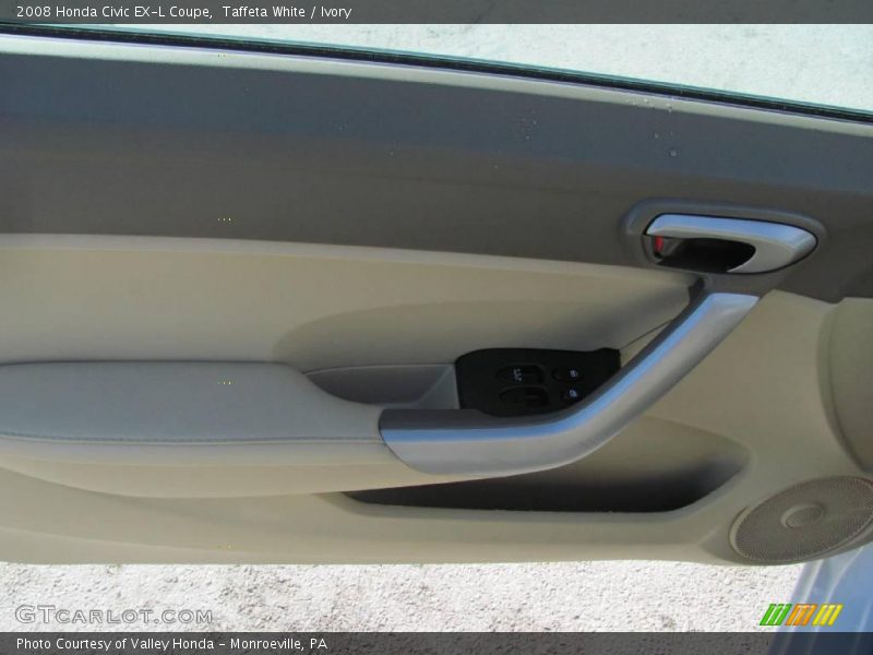 Taffeta White / Ivory 2008 Honda Civic EX-L Coupe