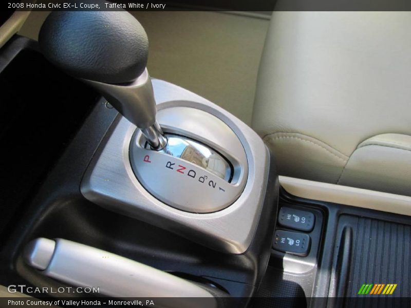 Taffeta White / Ivory 2008 Honda Civic EX-L Coupe