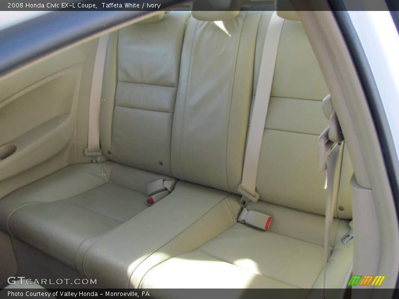 Taffeta White / Ivory 2008 Honda Civic EX-L Coupe