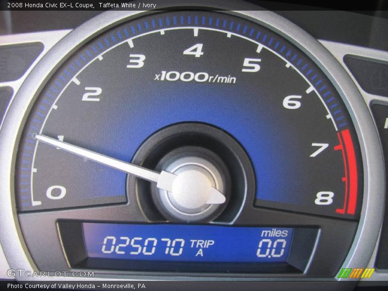 Taffeta White / Ivory 2008 Honda Civic EX-L Coupe