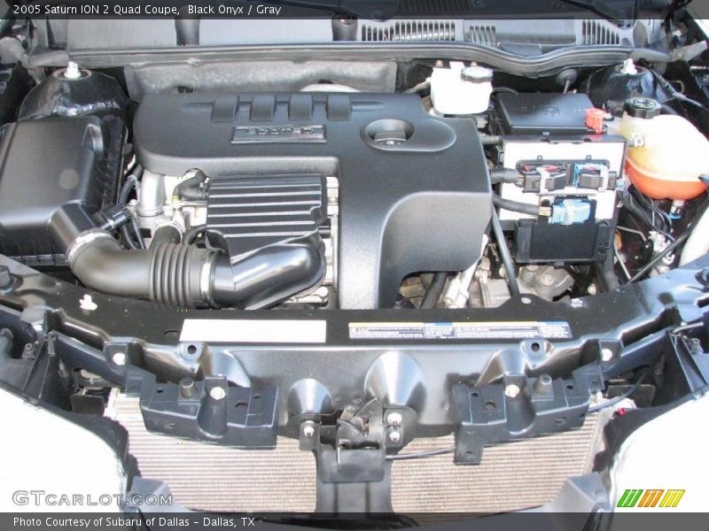 Black Onyx / Gray 2005 Saturn ION 2 Quad Coupe