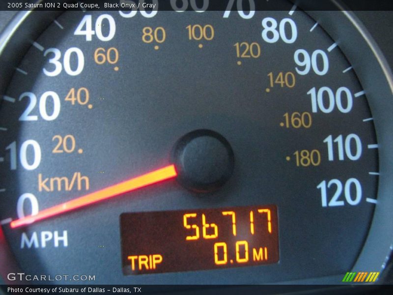 Black Onyx / Gray 2005 Saturn ION 2 Quad Coupe
