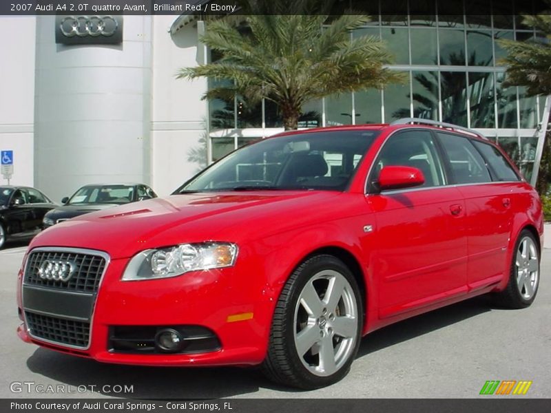 Brilliant Red / Ebony 2007 Audi A4 2.0T quattro Avant