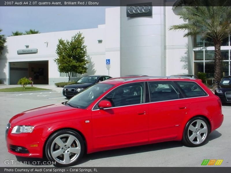 Brilliant Red / Ebony 2007 Audi A4 2.0T quattro Avant