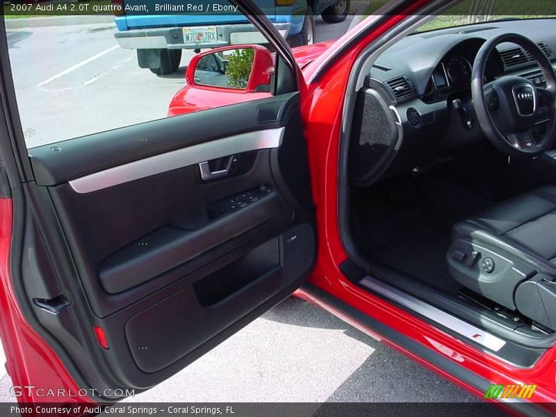 Brilliant Red / Ebony 2007 Audi A4 2.0T quattro Avant