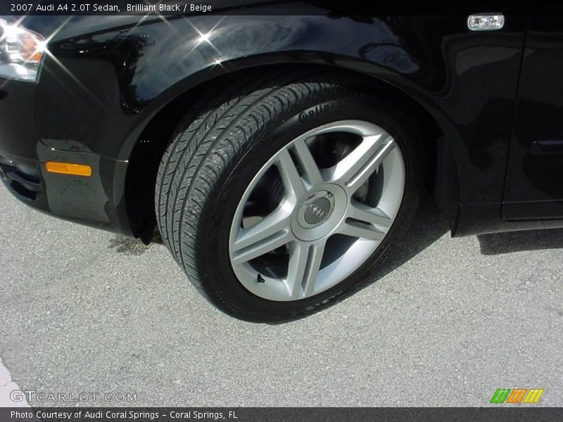 Brilliant Black / Beige 2007 Audi A4 2.0T Sedan