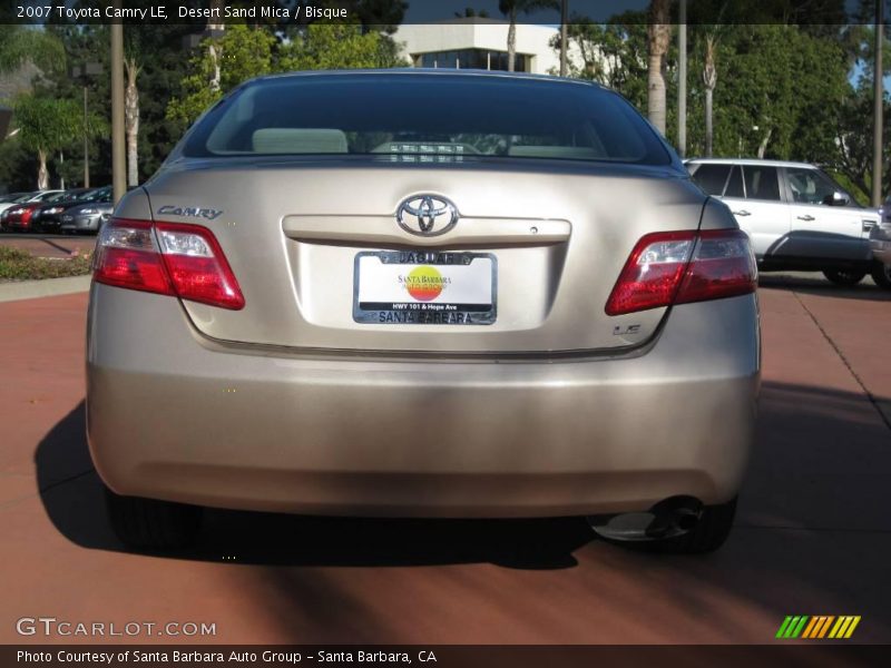 Desert Sand Mica / Bisque 2007 Toyota Camry LE