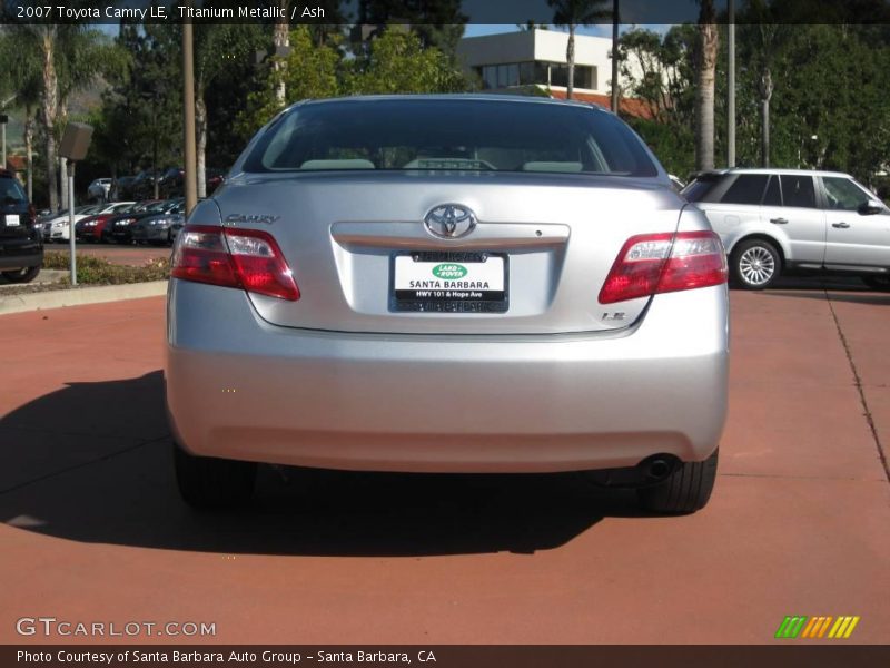 Titanium Metallic / Ash 2007 Toyota Camry LE