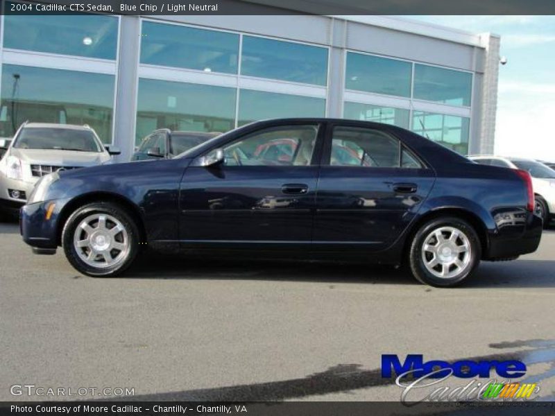 Blue Chip / Light Neutral 2004 Cadillac CTS Sedan