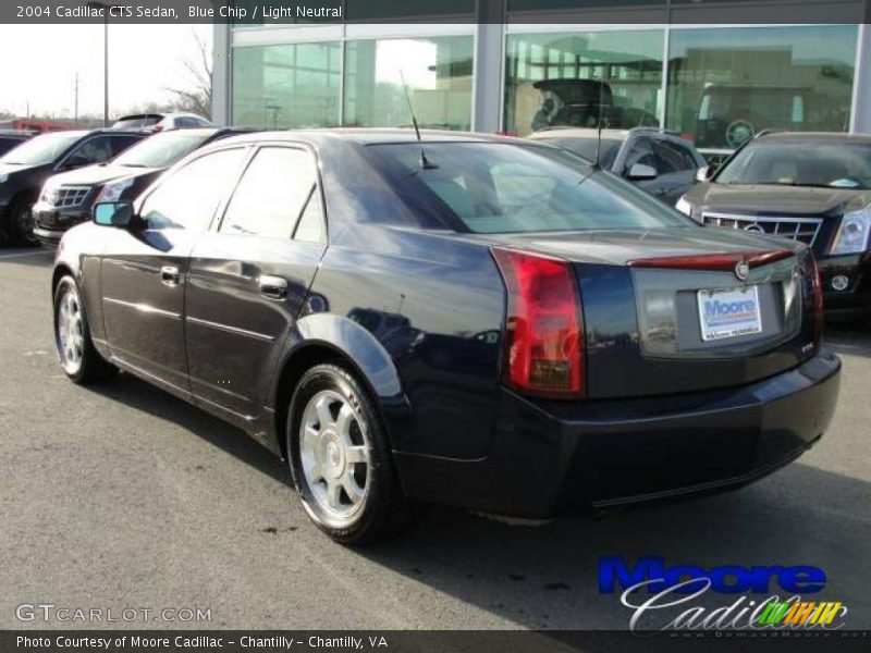 Blue Chip / Light Neutral 2004 Cadillac CTS Sedan