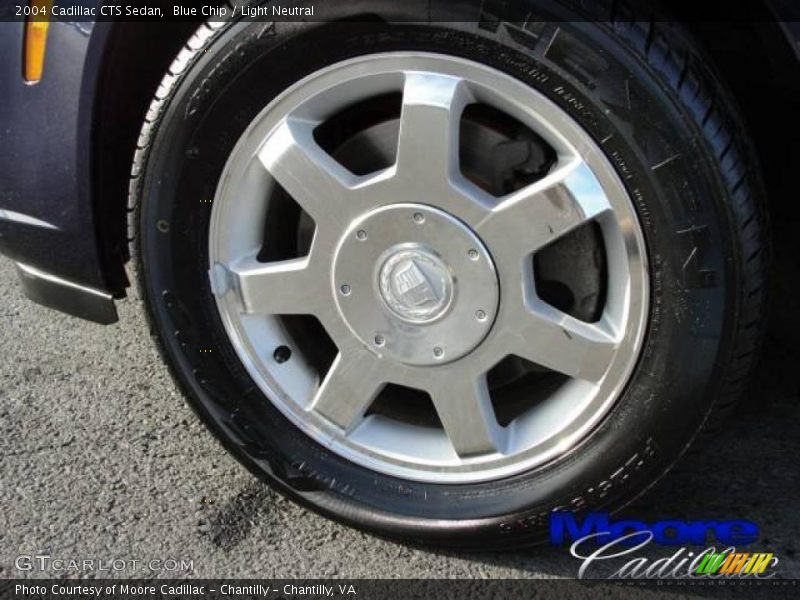 Blue Chip / Light Neutral 2004 Cadillac CTS Sedan
