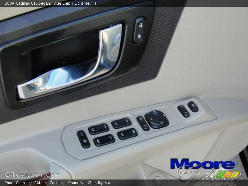 Blue Chip / Light Neutral 2004 Cadillac CTS Sedan