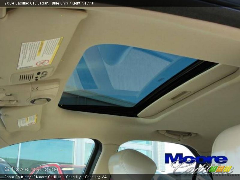 Blue Chip / Light Neutral 2004 Cadillac CTS Sedan