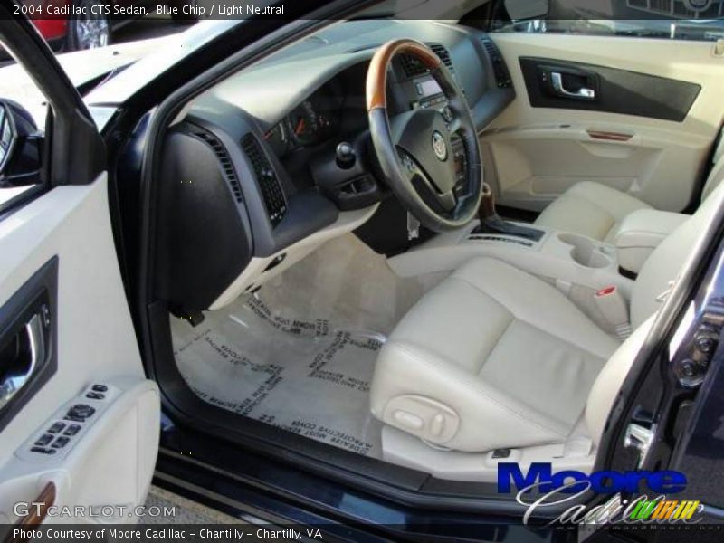 Blue Chip / Light Neutral 2004 Cadillac CTS Sedan