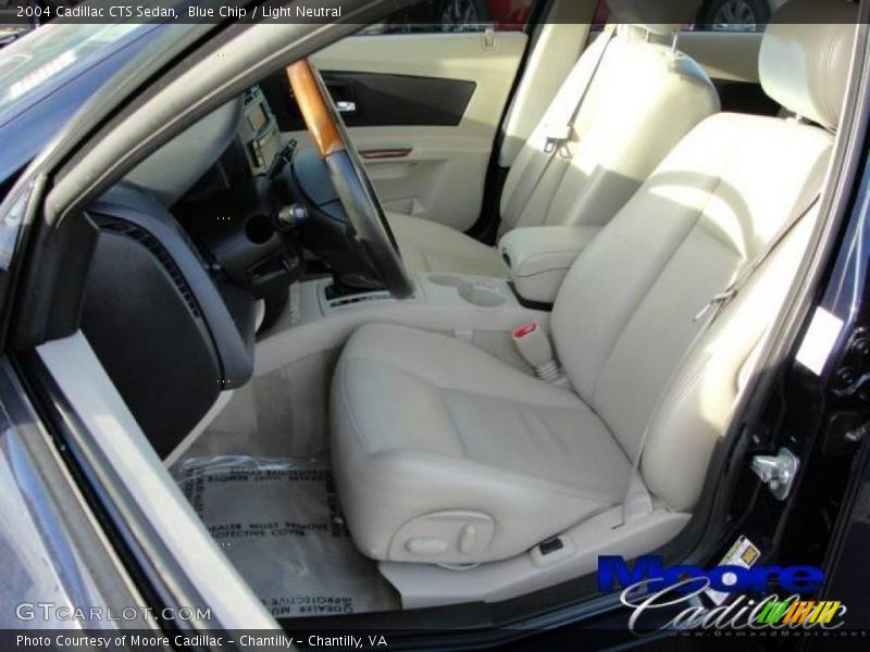 Blue Chip / Light Neutral 2004 Cadillac CTS Sedan