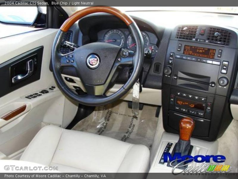 Blue Chip / Light Neutral 2004 Cadillac CTS Sedan