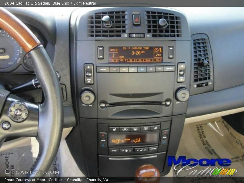 Blue Chip / Light Neutral 2004 Cadillac CTS Sedan