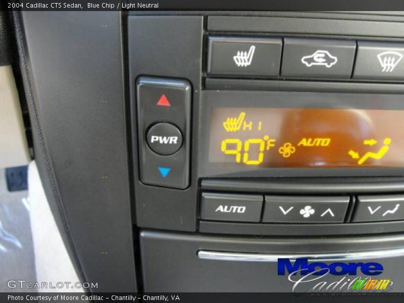 Blue Chip / Light Neutral 2004 Cadillac CTS Sedan