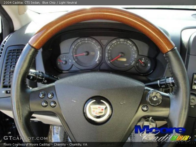 Blue Chip / Light Neutral 2004 Cadillac CTS Sedan