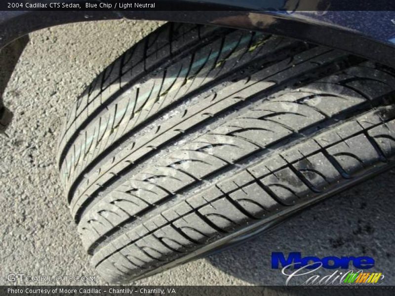 Blue Chip / Light Neutral 2004 Cadillac CTS Sedan