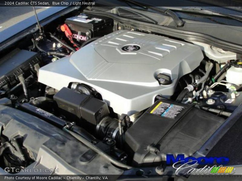 Blue Chip / Light Neutral 2004 Cadillac CTS Sedan