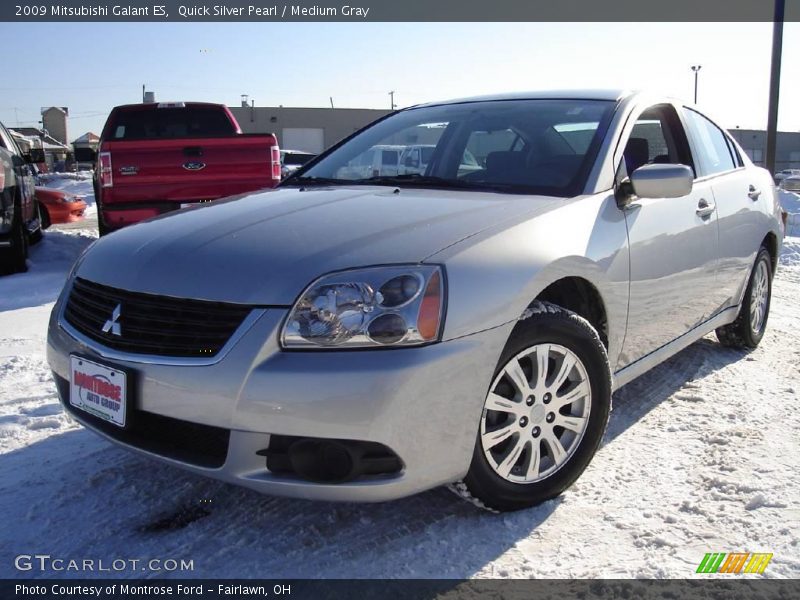 Quick Silver Pearl / Medium Gray 2009 Mitsubishi Galant ES