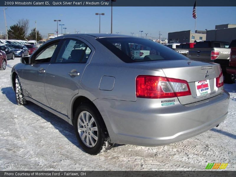 Quick Silver Pearl / Medium Gray 2009 Mitsubishi Galant ES