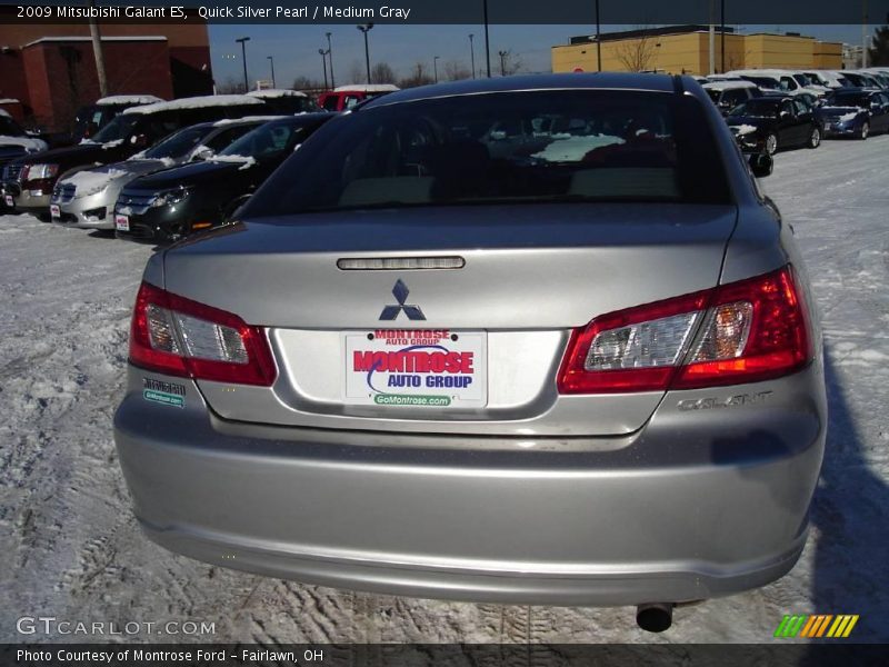 Quick Silver Pearl / Medium Gray 2009 Mitsubishi Galant ES