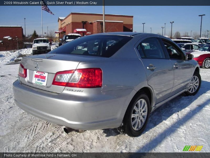 Quick Silver Pearl / Medium Gray 2009 Mitsubishi Galant ES