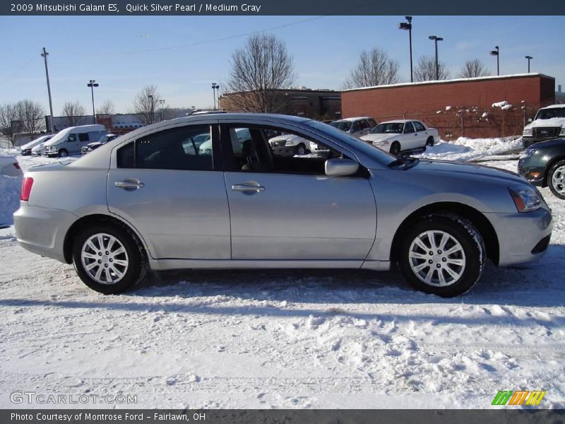 Quick Silver Pearl / Medium Gray 2009 Mitsubishi Galant ES