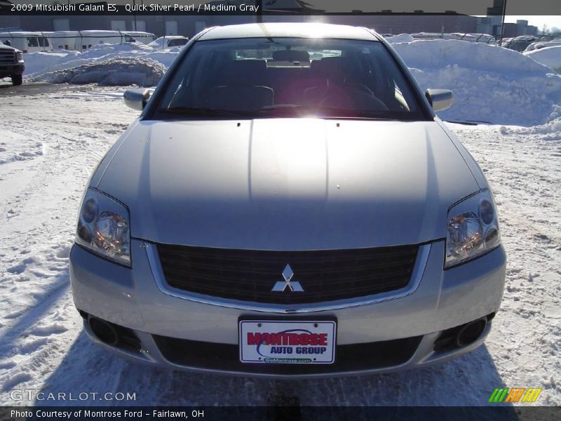 Quick Silver Pearl / Medium Gray 2009 Mitsubishi Galant ES