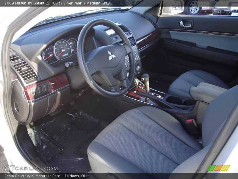 Quick Silver Pearl / Medium Gray 2009 Mitsubishi Galant ES