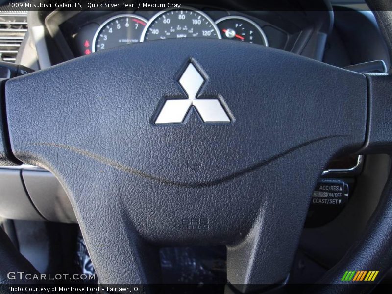Quick Silver Pearl / Medium Gray 2009 Mitsubishi Galant ES