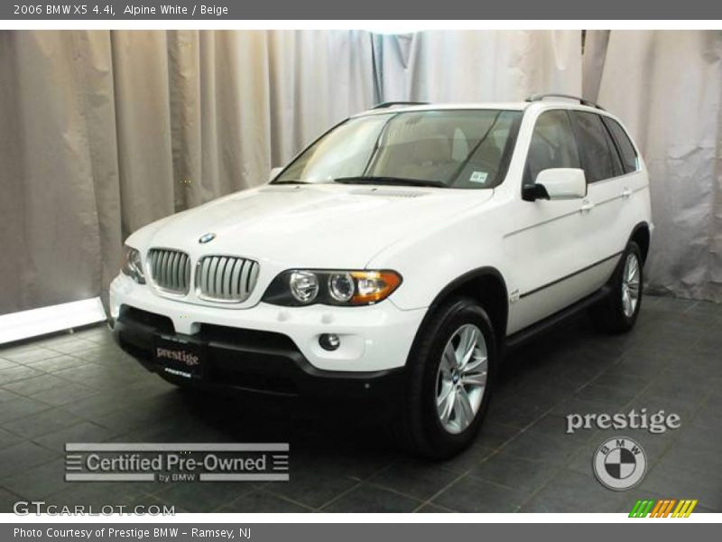 Alpine White / Beige 2006 BMW X5 4.4i