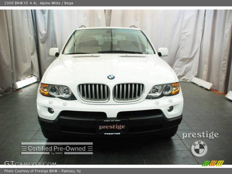Alpine White / Beige 2006 BMW X5 4.4i